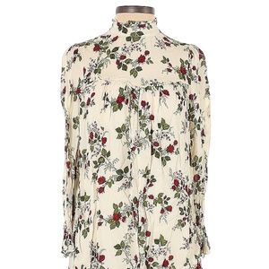 Reformation rose print mini dress